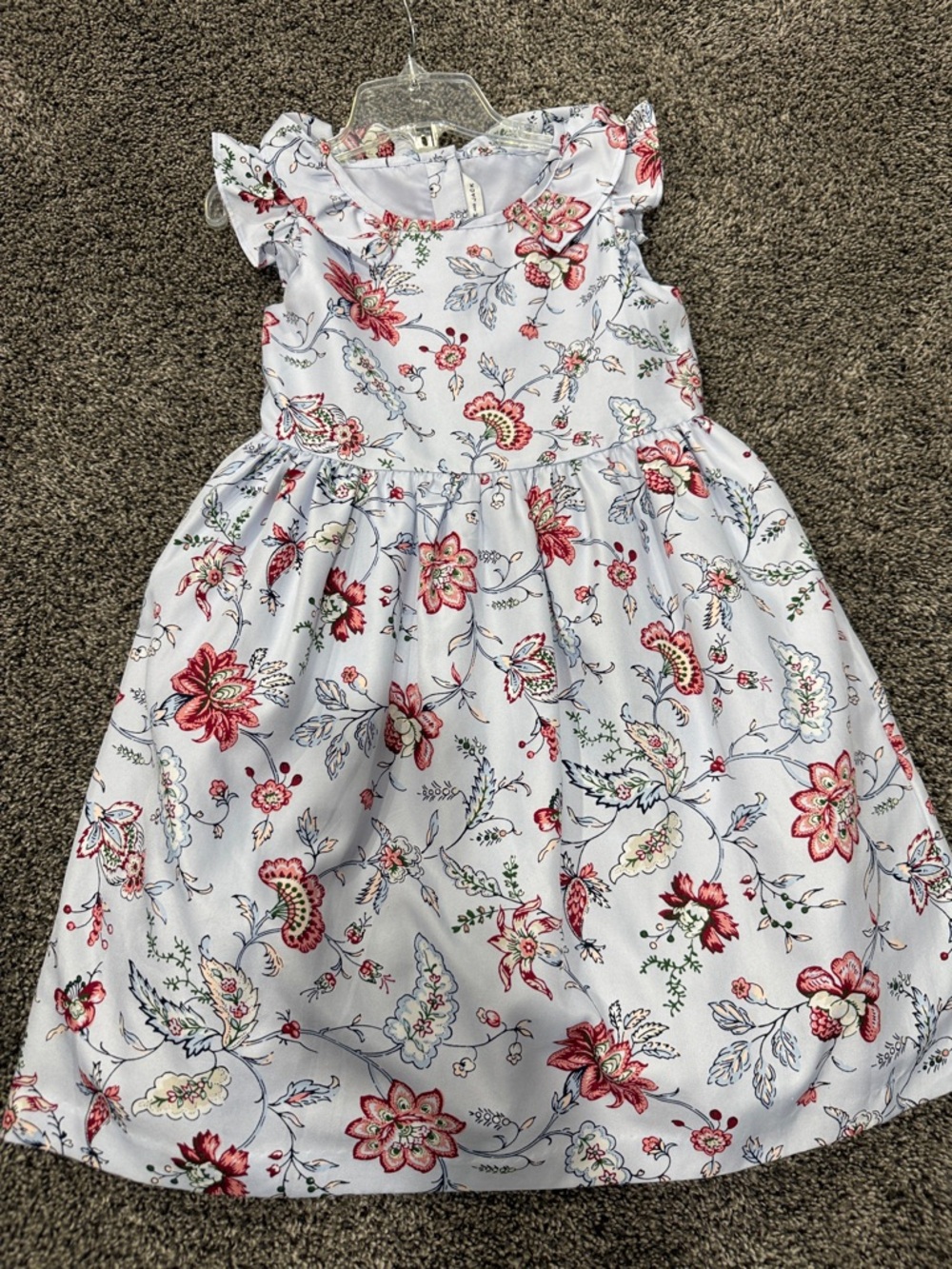 Janie and Jack girls light blue Floral Dress